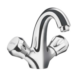 Cera Ocean Central hole basin mixer with 450mm Quarter Turn